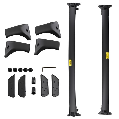 Aluminium black roof cross - black,