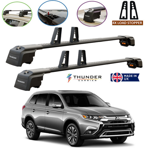 Aluminium roof rack cross bars - aluminium,