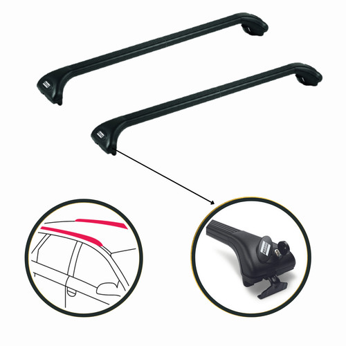 Black roof rack - rack, bars